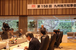 九州地方知事会議の様子(1)